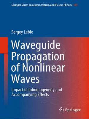 cover image of Waveguide Propagation of Nonlinear Waves